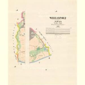 Wielopoly - m3376-1-002 - Kaiserpflichtexemplar der Landkarten des stabilen Katasters