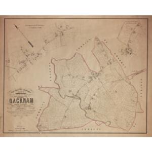 Plan parcellaire de la commune de Dacknam : avec les mutations
