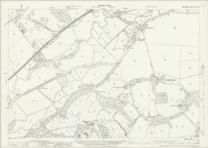 Berkshire XXXVI.12 (includes: Burghfield; Englefield; Sulhamstead; Theale) - 25 Inch Map