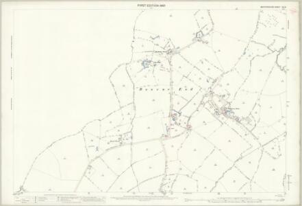 Bedfordshire XV.12 (includes: Cranfield; Kempston Rural; Marston Moretaine; North Crawley) - 25 Inch Map