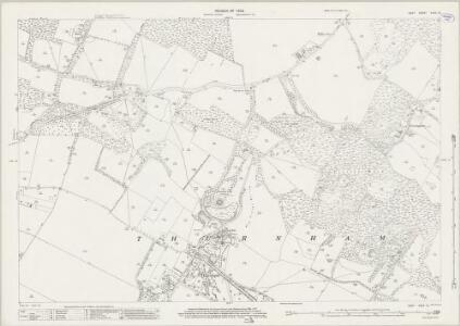 Kent XXXII.13 (includes: Detling; Thurnham) - 25 Inch Map