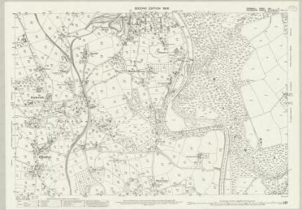 Cornwall XXX.5 (includes: Calstock; Tavistock Hamlets) - 25 Inch Map
