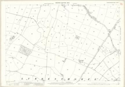 Leicestershire XXXVII.1 (includes: Braunstone; Leicester; Lubbesthorpe) - 25 Inch Map