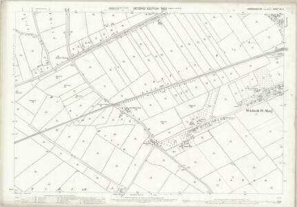 Cambridgeshire VII.5 (includes: Leverington; Parson Drove; Wisbech St Mary; Wisbech St Peter) - 25 Inch Map