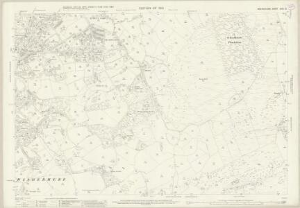 Westmorland XXXII.12 (includes: Bowness On Windermere; Crook; Hugill; Nether Staveley; Windermere) - 25 Inch Map
