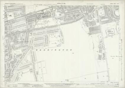 Surrey XIV.13 (includes: Beddington; Croydon St John The Baptist) - 25 Inch Map
