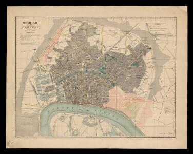Nouveau plan de la ville d'Anvers / dressé par A. Scheepers