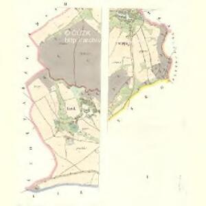 Trubiow - c8001-1-001 - Kaiserpflichtexemplar der Landkarten des stabilen Katasters