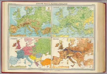 Europe - physical features & population.