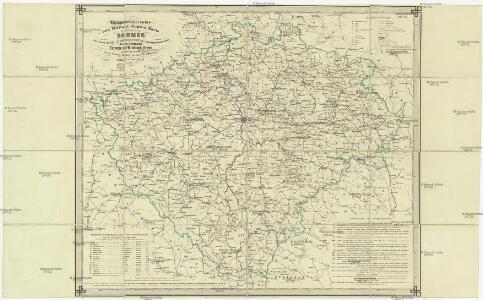 Strassen-Uibersichts- und Militair-Routen-Karte des Königreichs Böhmen