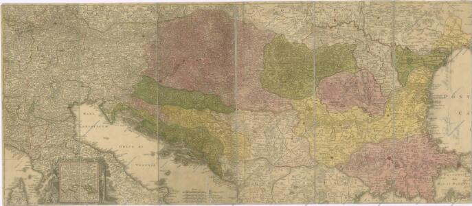 Carte geographique representant le théatre de la guerre entre les Russes, les Turcs, et les Polonis Confédérés ...