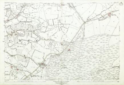 Gloucestershire XX.9 (includes: Prescott; Southam; Winchcombe; Woodmancote) - 25 Inch Map