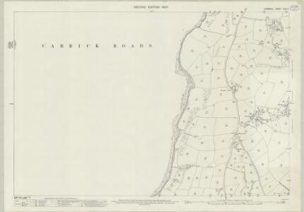 Cornwall LXXII.5 (includes: St Just in Roseland) - 25 Inch Map