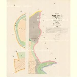 Zrutsch (Zrucz) - c9295-1-002 - Kaiserpflichtexemplar der Landkarten des stabilen Katasters