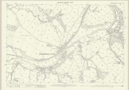 Brecknockshire X.16 (includes: Gwarafog; Penbuallt; Treflys) - 25 Inch Map