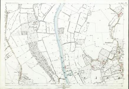 Gloucestershire XXV.2 (includes: Ashleworth; Hartpury; Maisemore; Sandhurst) - 25 Inch Map