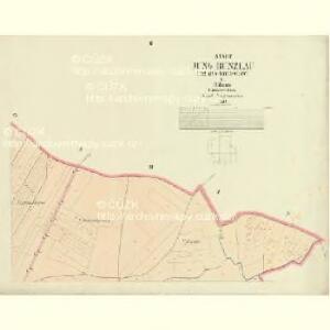 Jung Bunzlau (Mlada Boleslaw) - c4730-1-002 - Kaiserpflichtexemplar der Landkarten des stabilen Katasters