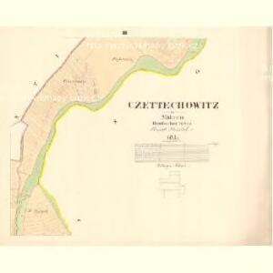 Czettechowitz - m0325-1-003 - Kaiserpflichtexemplar der Landkarten des stabilen Katasters