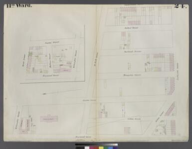 [Plate 24: Map bounded by Myrtle Avenue, Cumberland Street, Lafayette Avenue, Raymond Street]