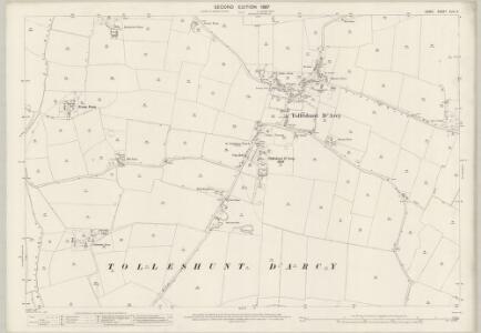 Essex (1st Ed/Rev 1862-96) XLVI.9 (includes: Tolleshunt Darcy; Tolleshunt Knights) - 25 Inch Map