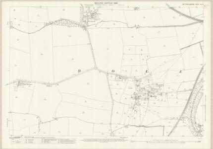 Nottinghamshire VII.15 (includes: Bole; North Wheatley; Saundby; West Burton) - 25 Inch Map