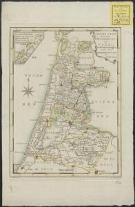Nieuwe kaart van het departement van Texel, verdeeld in VII ringen