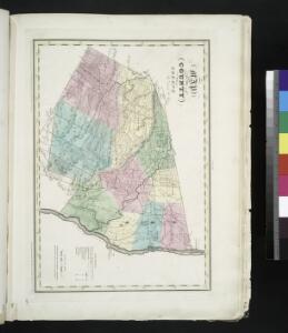 Map of the county of Greene / by David H. Burr ; engd. by Rawdon, Clark & Co., Albany, & Rawdon, Wright & Co., New York.