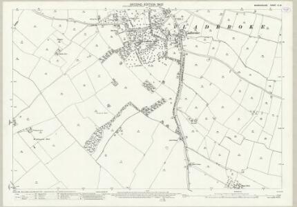 Warwickshire XL.15 (includes: Bishops Itchington; Chapel Ascote; Hodnell; Ladbroke) - 25 Inch Map