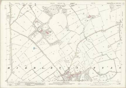 Yorkshire XXV.15 (includes: Barton; Middleton Tyas) - 25 Inch Map