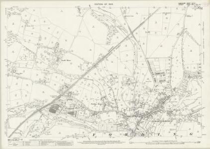Hampshire and Isle of Wight LXII.3 (includes: Alderholt; Fordingbridge; Rockbourne) - 25 Inch Map