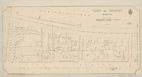 City of Sydney, Section 13 & 18, 1887
