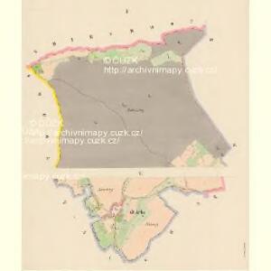 Rostan (Rozstan) - c6588-1-001 - Kaiserpflichtexemplar der Landkarten des stabilen Katasters