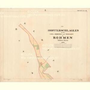 Hosterschlagles - c2240-1-001 - Kaiserpflichtexemplar der Landkarten des stabilen Katasters