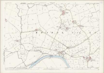 Yorkshire CLXXXVIII.3 (includes: Harewood; Kearby With Netherby; Kirkby Overblow) - 25 Inch Map