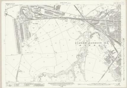 Durham XXI.3 (includes: Dalton Le Dale; Seaham; Seaton With Slingley) - 25 Inch Map