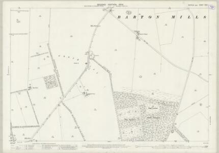 Suffolk XXXII.1 (includes: Barton Mills; Worlington) - 25 Inch Map