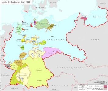 Länder im Deutschen Reich 1923