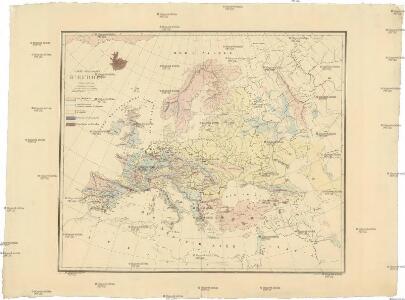 Carte géologique d'Europe