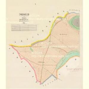 Podolib - c5925-1-001 - Kaiserpflichtexemplar der Landkarten des stabilen Katasters