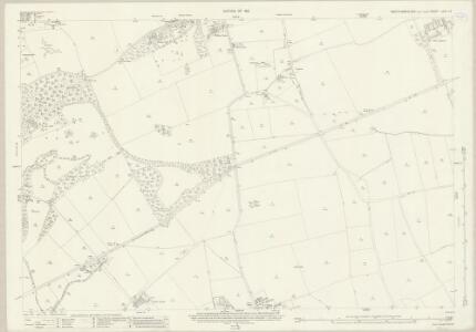 Northumberland (New Series) XCII.12 (includes: Bearl; Bywell; Nafferton; Newton Hall; Ovington; Stelling) - 25 Inch Map