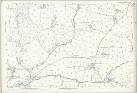 Devon XXXIII.10 (includes: Creacombe; Rackenford; Witheridge) - 25 Inch Map