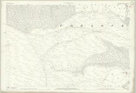 Somerset XXXIII.8 (includes: Porlock) - 25 Inch Map
