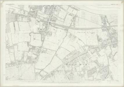 London (First Editions c1850s) LXXIII (includes: Wandsworth Borough) - 25 Inch Map
