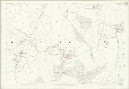 Dorset XXIII.6 (includes: Hazelbury Bryan; Stoke Wake; Wooland) - 25 Inch Map