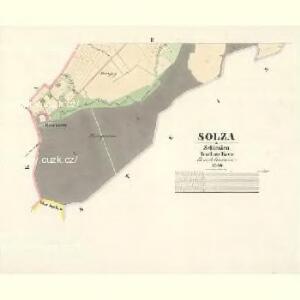Solza - m2816-1-002 - Kaiserpflichtexemplar der Landkarten des stabilen Katasters