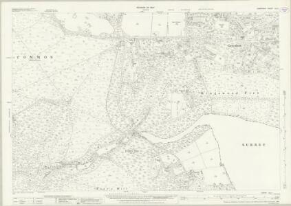 Hampshire and Isle of Wight XLV.1 (includes: Bramshott; Grayshott; Haslemere) - 25 Inch Map
