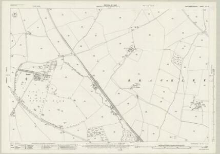 Northamptonshire LIX.13 (includes: Brackley St Peter; Farthinghoe; Greatworth) - 25 Inch Map