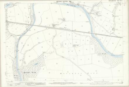 Northumberland (Old Series) XCIII.5 (includes: Haydon; Ridley; Thorngrafton) - 25 Inch Map