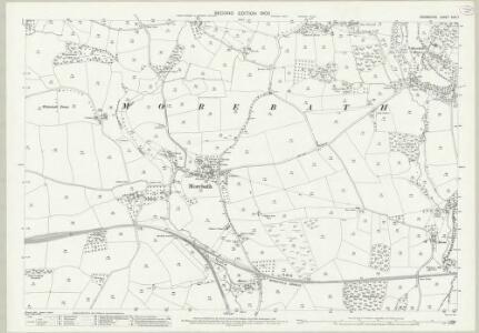 Devon XXIV.7 (includes: Morebath) - 25 Inch Map