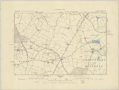 Warwickshire XXXIX.SW - OS Six-Inch Map
